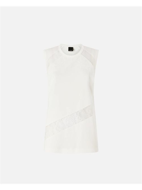 Top smanicato con dettagli in pizzo PINKO | 106291A335/Z05